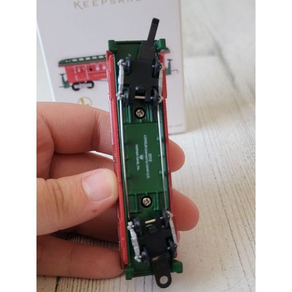 Hallmark Leonel Nutcracker root baggage coach 2012 ornament Xmas train - Picture 4 of 7